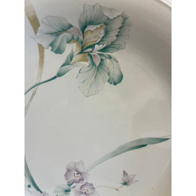 Late 20th Century Mikasa Rondo Scalloped Floral Dinner Plates – Set of 5 For Sale - Image 9 of 13