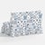 Capra Ruffle Settee in Delft Print For Sale In Chicago - Image 6 of 7
