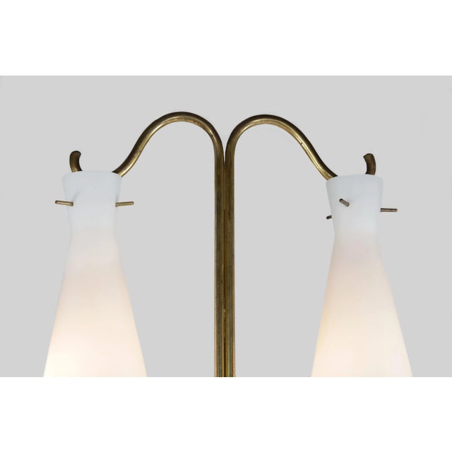 Gold Italian Floor Lamp, 1950s For Sale - Image 8 of 10