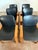 Vintage 1970's Italian Leather Dining Chairs For Sale In Los Angeles - Image 6 of 17