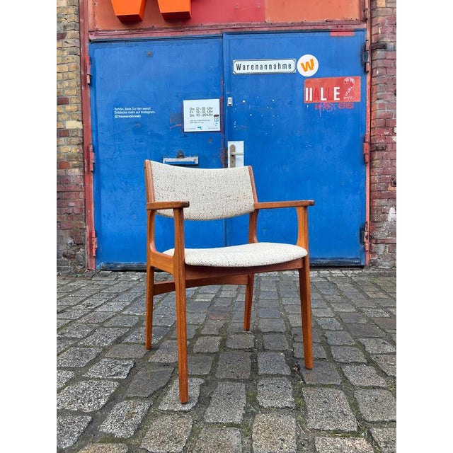 Armchair in Teak and Wool by Erik Buch for Nova Møbler For Sale - Image 11 of 11