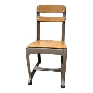 Children’s School Chair Metal With Wood