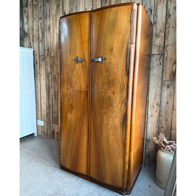 Art Deco English Wardrobe, 1890s For Sale - Image 12 of 18