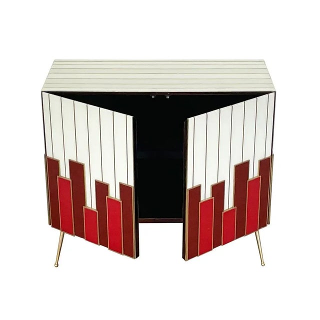 1980s Sideboard with Two Glass Doors, 1980s For Sale - Image 5 of 8