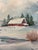1980s Barb Starner Winter Landscape Painting For Sale - Image 4 of 6