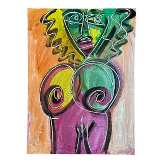 Titled Peter Keil Painting, 1967 - Junge Wilde Collection For Sale