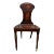 Regency Mahogany Hall Chair with Armorial Crest For Sale