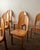 Rustic Scandinavian Brutalist Pine Dining Chairs, 1970s, Set of 6 For Sale - Image 3 of 18