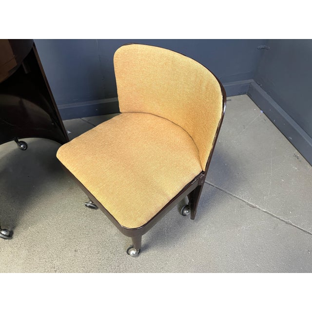 Silvi Vanity Table on Wheels and Chair by Studio Kastilia, 1970s, Set of 2 For Sale - Image 4 of 11
