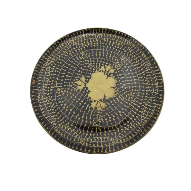 Late 19th Century Japanese Hina Doll Takatsuki Tray Lacquer Makie Trinket Offering Dish For Sale - Image 5 of 9