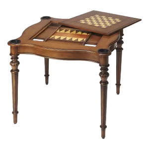 Eastwick Game Table, Medium Brown