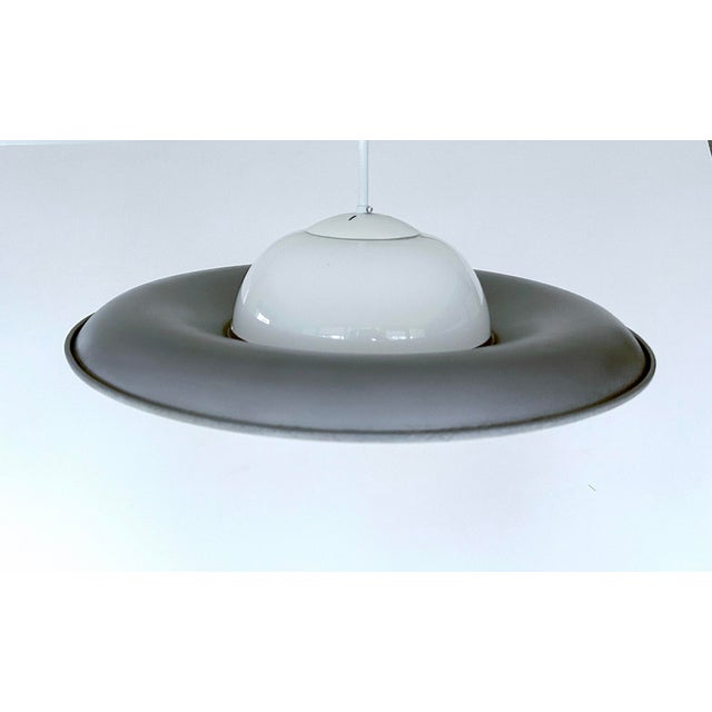 Deco Bauhaus Glass Pendant Lights, 1930s, Set of 2 For Sale - Image 14 of 16