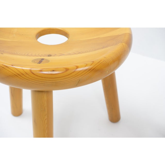 Wood Sauna Stools by Bertel Gardberg for Artek, Finland, 1970s, Set of 2 For Sale - Image 7 of 12