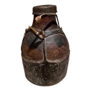 Tribal Drink Vessel Leather Milk Jug 1 African Arts