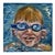 2020s "Pool Boy", Contemporary, Original Oil Painting, Beach House Art For Sale - Image 5 of 5