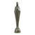 Rare statue of the Virgin Mary, crafted from bronze with a green and brown patina. It is signed “Zonnewende” on the back...