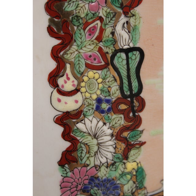 Antique Chinese Familia Rose Umbrella Stand For Sale - Image 14 of 16