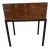 Antique Campaign Mahogany Lap Writing Desk W/ Iron Stand For Sale