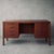 A beautifully proportioned mid-century twin pedestal desk by Alfred Cox , showcasing the clean architectural lines and...