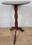 English Victorian Tripod Side Table in Mahogany, 1880 For Sale - Image 11 of 18