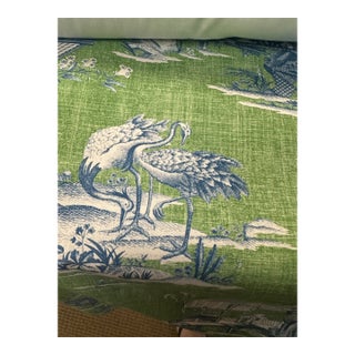 Thibaut 12 Yards Cheng Toile, Blue/Green For Sale