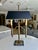 1980s Brass French Directoire Style Bouillotte Tole Table Lamp For Sale - Image 5 of 16