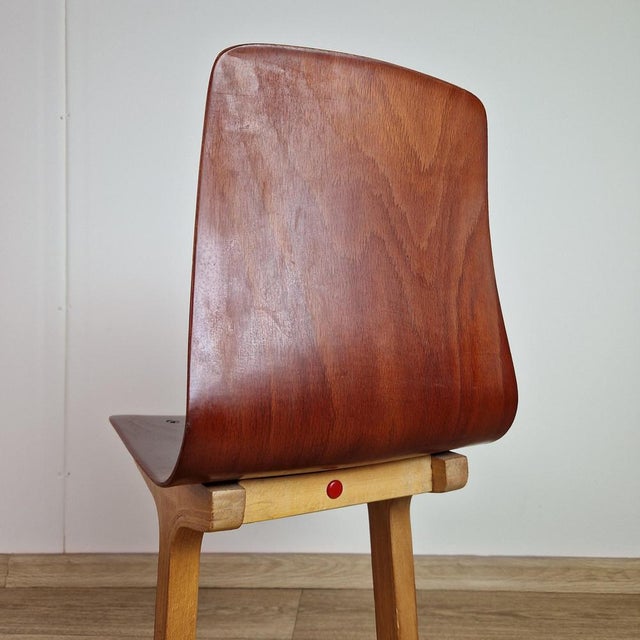 Set of Pagwood and Beech Children's Chairs by Adam Stegner for Flötotto, 1960s For Sale - Image 6 of 8