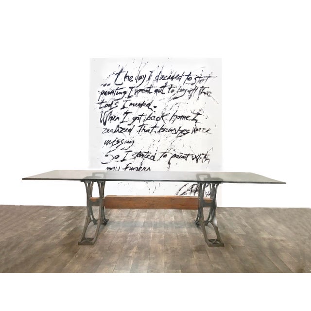 Designed by Alexander Shaw, the Spans Dining Table For Sale - Image 9 of 11