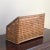 Vintage Mid-20th Century Wood & Cane Desk Organizer For Sale - Image 12 of 12