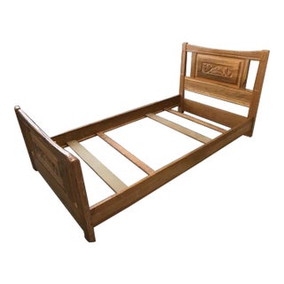 Mid 20th Century Brandt Ranch Oak Twin Bed For Sale