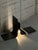 Collision 2.1 Floor Lamp in Iron & Travertine by D´ARK Atelier For Sale - Image 11 of 17
