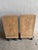 Drexel Heritage Vintage Drexel Heritage Book-Matched Burlwood & Brass Pedestals - Pair For Sale - Image 4 of 7