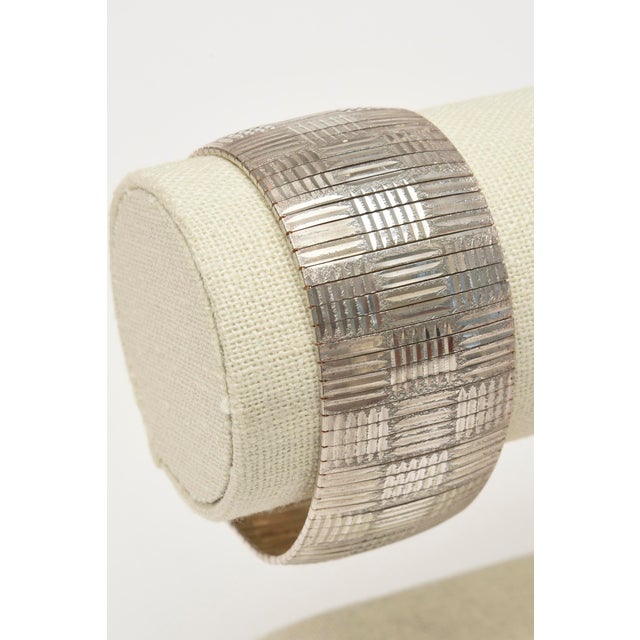 Tiffany and Co. Vintage Sterling Silver Cuff Bracelet, 1970's For Sale - Image 4 of 8