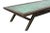 1960s Vintage 60's Rectangular Cocktail Table With Stained Black Wood and Patinated Copper Oxidized Turquoise Top For Sale - Image 5 of 10