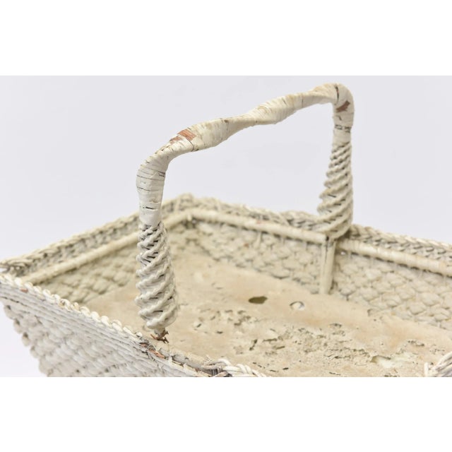 Early 20th Century Wicker Sewing Stand For Sale - Image 9 of 11