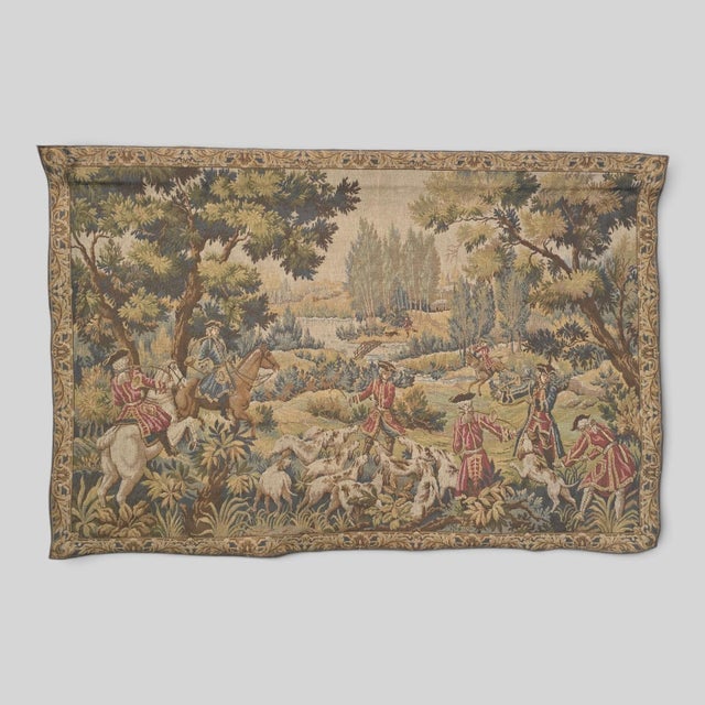 French Hanging Tapestry, 1920 For Sale - Image 4 of 4