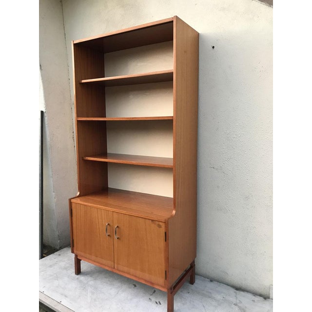 Bookshelf-Librarian with Veneer from Olsztyn Furniture Factory, 1970s For Sale - Image 6 of 18