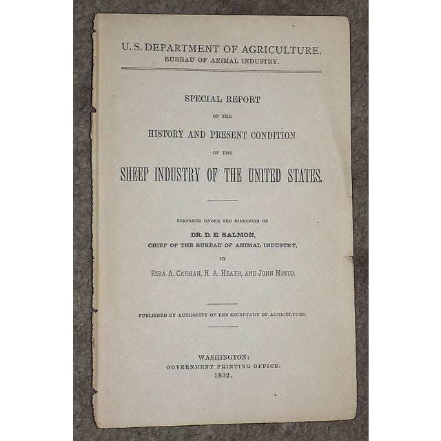 Black Authentic Antique 19th Century Sheep Stone Lithographs - Set of 12 For Sale - Image 8 of 9