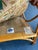 1950s Vintage 1950s Heywood Wakefield MCM Bent Rattan Lounge Chair - One Owner, Original Fabric For Sale - Image 5 of 5