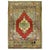 A scatter-sized antique Turkish Oushak rug 3'6'' x 4'10''