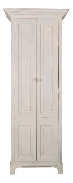 English Painted Linen Cupboard, 1890s