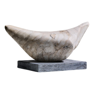Mid Century Abstract Carved Stone Sculpture