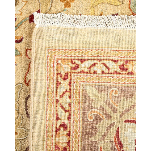 2010s Mogul Collection Hand-Knotted Area Rug - Yellow 8' 1" x 10' 8" For Sale - Image 5 of 9