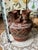 Ceramic Vintage Pottery Detailed Hand Made Vase With Bird Details For Sale - Image 7 of 7