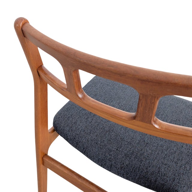 Mid-Century Stühle Danish Teak, 1960s, Set of 3 For Sale - Image 9 of 10