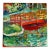Monumental "Japanese Bridge on the Lily Pond" Framed Contemporary Impressionist Oil Painting For Sale