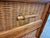 Vintage Wicker & Faux Bamboo 3-Drawer Dresser by American of Martinsville | Boho Chic Credenza For Sale - Image 10 of 16