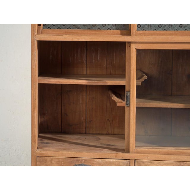 Brown Antique Japanese Kitchen Cabinet For Sale - Image 8 of 17