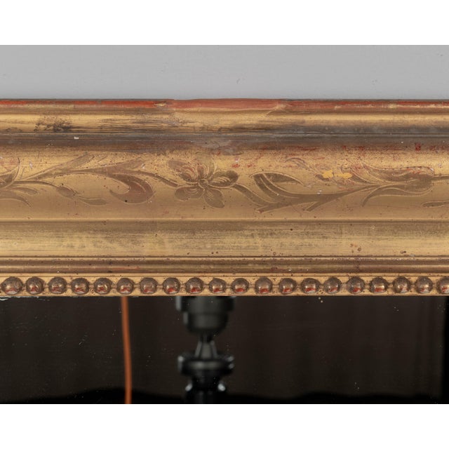 French Louis Philippe Style Gilded Mirror 33.75"w X 48"h For Sale In Orlando - Image 6 of 8
