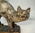 Figurative Rare Antique 1920's Hubley Manufacturing Company Heavy Cast Iron Cat Doorstop For Sale - Image 3 of 13
